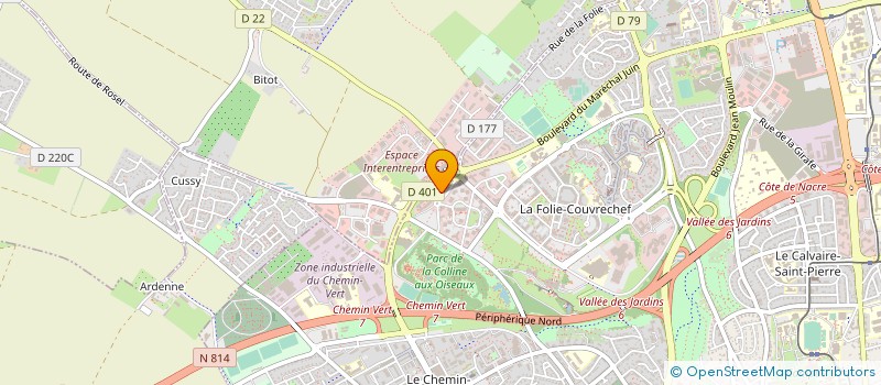 localisation de l'entreprise COGEDIAC à CAEN