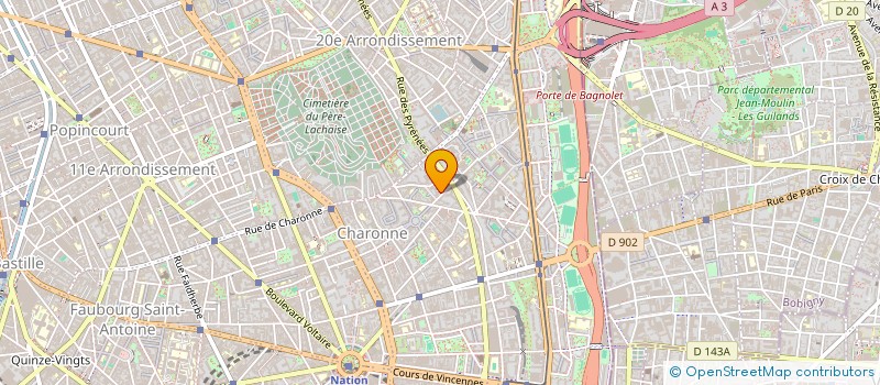 localisation de l'entreprise COGEDIF  PARIS