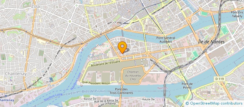 localisation de l'entreprise COGEDIM ATLANTIQUE à NANTES
