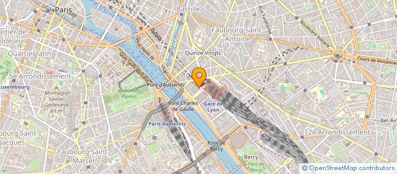 localisation de l'entreprise COGEDIM ET COMPAGNIE BORDS DE SEINE  PARIS