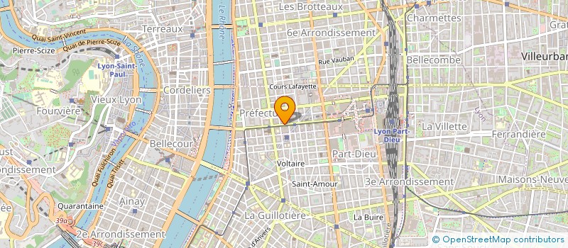 localisation de l'entreprise COGEDIM GRAND LYON à LYON