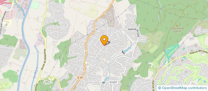 localisation de l'entreprise COGEFASSUR à FREJUS