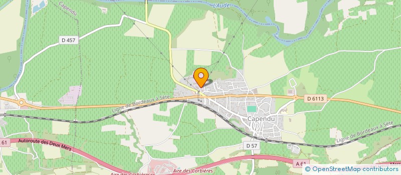 localisation de l'entreprise COGEFER  CAPENDU