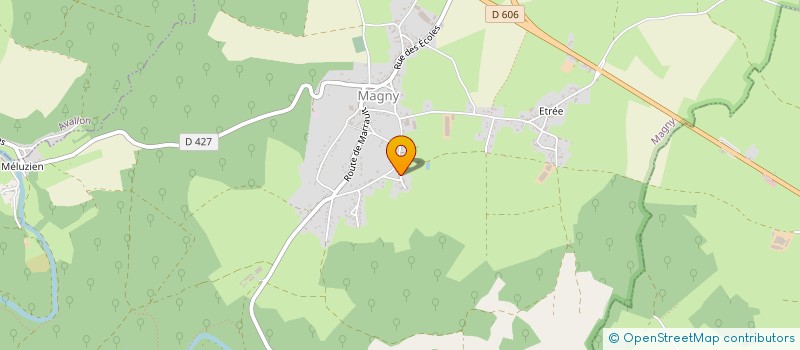 localisation de l'entreprise COGEFF à MAGNY