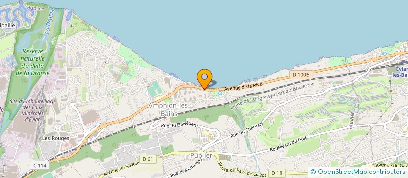 localisation de l'entreprise COGEFI LEMAN  PUBLIER