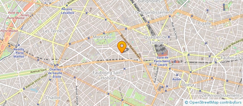 localisation de l'entreprise COGEFICA à PARIS