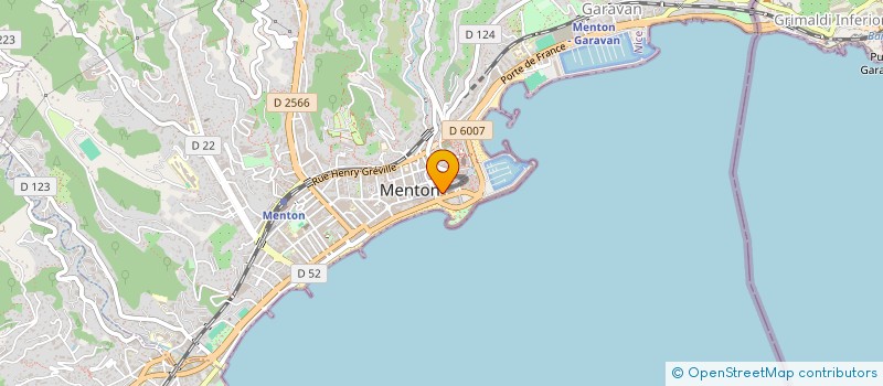 localisation de l'entreprise COGEFIRES  MENTON