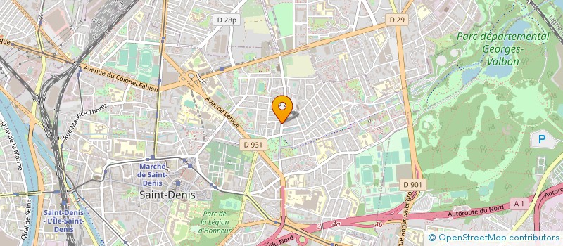 localisation de l'entreprise COGEFIS à SAINT-DENIS