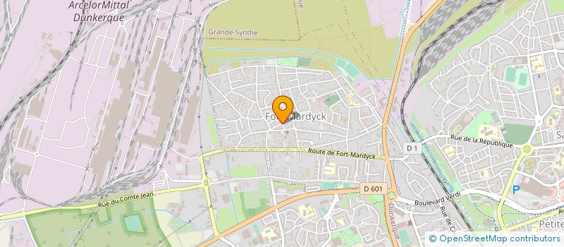 localisation de l'entreprise COGEFLANDRE à DUNKERQUE