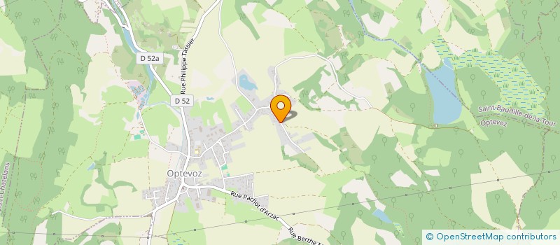 localisation de l'entreprise COGEFLO  OPTEVOZ