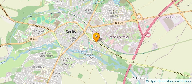 localisation de l'entreprise COGEFO  GOUSSAINVILLE