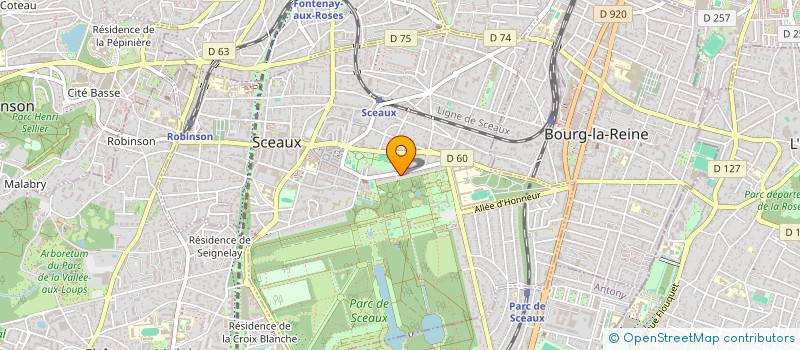 localisation de l'entreprise COGEGU à SCEAUX