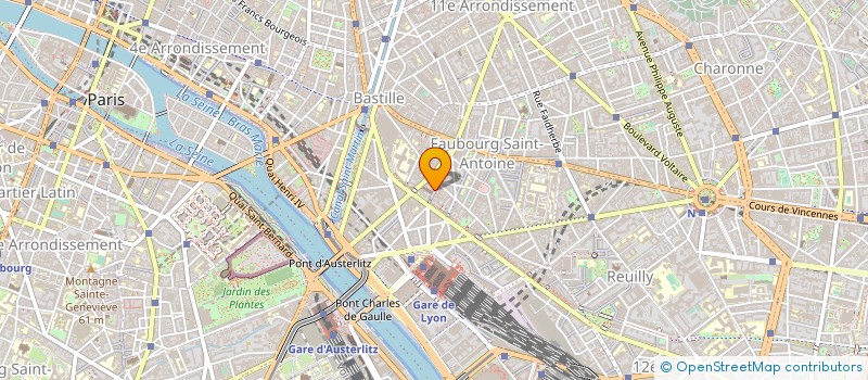 localisation de l'entreprise COGEIM à PARIS
