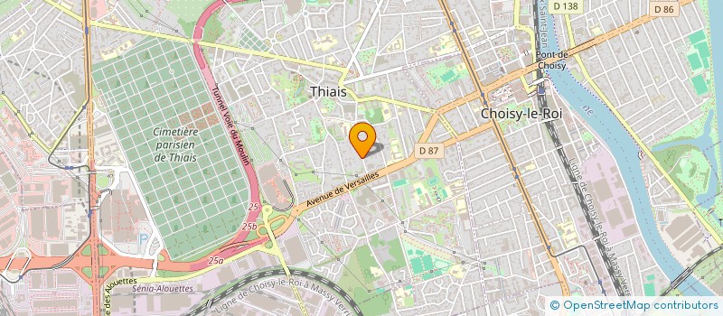 localisation de l'entreprise COGEITH à THIAIS