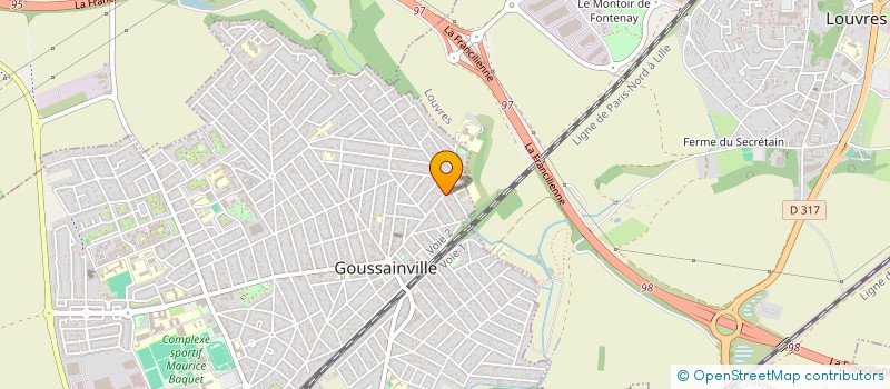 localisation de l'entreprise COGELAS à GOUSSAINVILLE