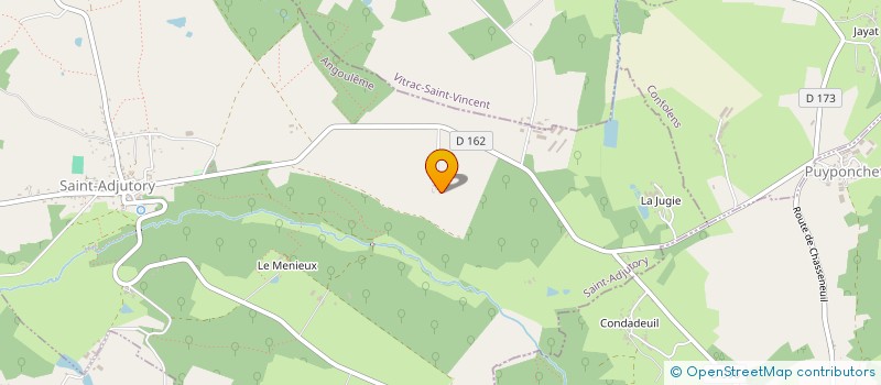 localisation de l'entreprise COGEMAR à SAINT-ADJUTORY