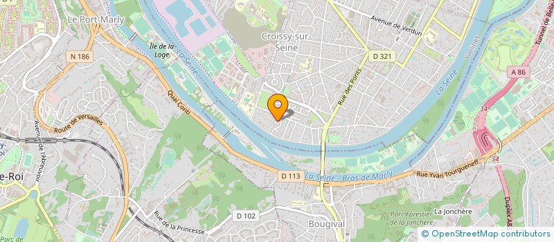 localisation de l'entreprise COGEMER  CROISSY-SUR-SEINE