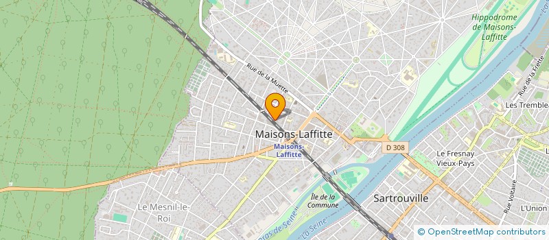 localisation de l'entreprise COGENDI à MAISONS-LAFFITTE