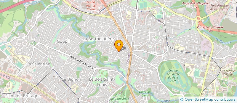 localisation de l'entreprise COGENTAL à ORVAULT