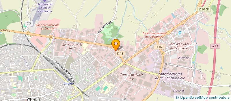localisation de l'entreprise COGEP AUDIT CHOLET à CHOLET