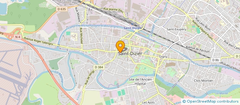 localisation de l'entreprise COGEPARGNE à SAINT-DIZIER