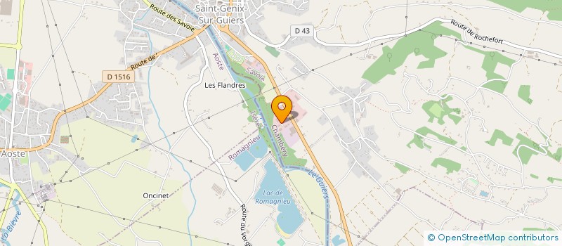 localisation de l'entreprise COGEPART 74 à SAINT-GENIX-LES-VILLAGES