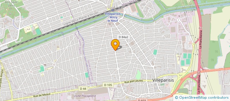 localisation de l'entreprise COGEPIERRE  VILLEPARISIS