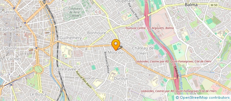 localisation de l'entreprise COGEPRI à TOULOUSE