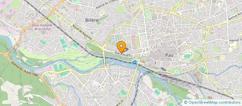 localisation de l'entreprise COGEPRIM à PAU