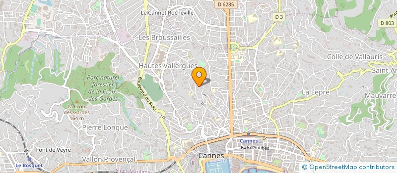 localisation de l'entreprise COGEQUIP à CANNES