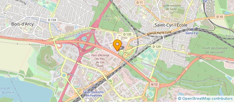 localisation de l'entreprise COGEREN à GARCHES