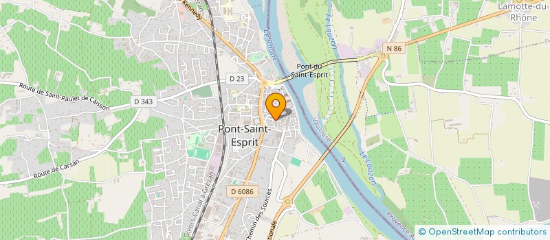 localisation de l'entreprise COGERI  PONT-SAINT-ESPRIT