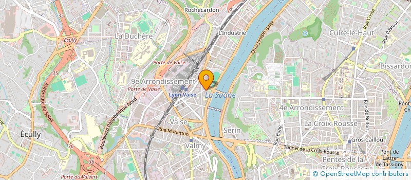 localisation de l'entreprise COGERIL SA  LYON