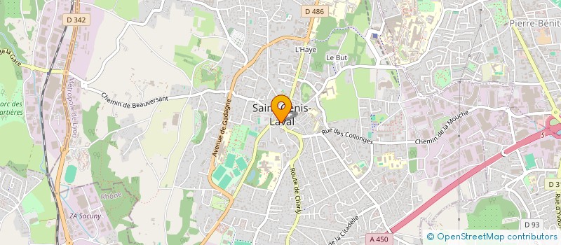 localisation de l'entreprise COGERIM - NEYRET  SAINT-GENIS-LAVAL