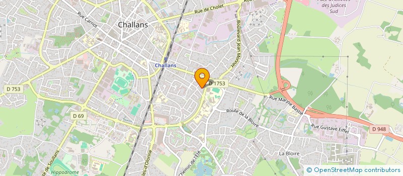 localisation de l'entreprise COGES à CHALLANS