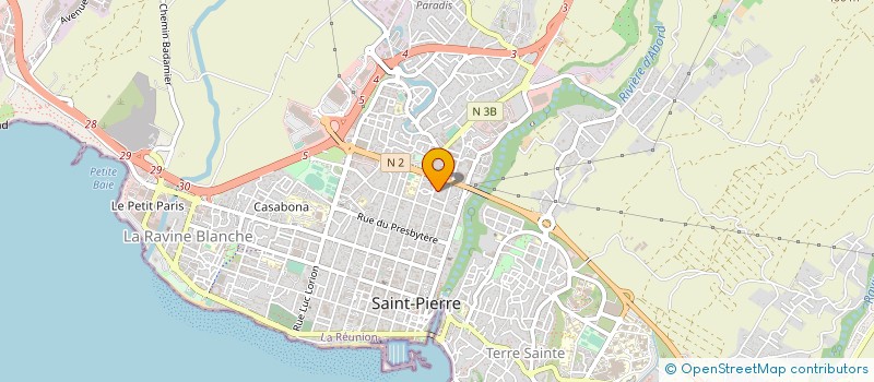 localisation de l'entreprise COGES-BIS à SAINT-PIERRE