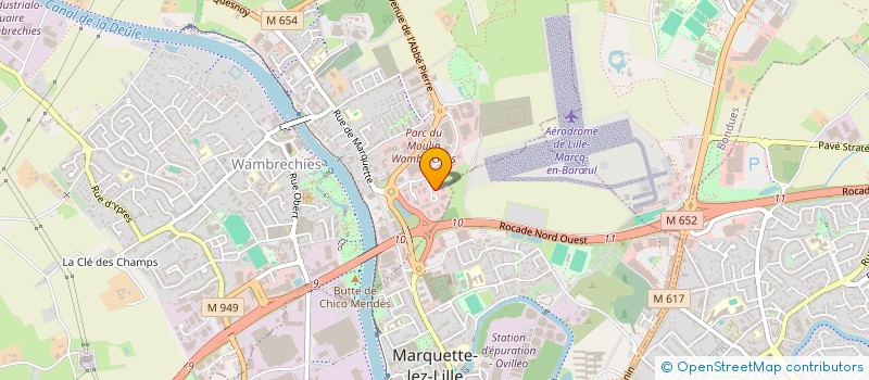 localisation de l'entreprise COGESAD à WAMBRECHIES