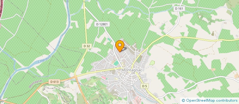 localisation de l'entreprise COGESEGUI  MONTAGNAC