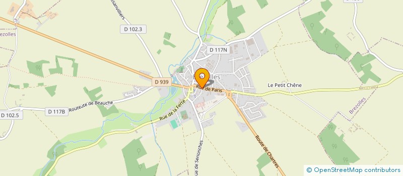 localisation de l'entreprise COGESEQ à BREZOLLES