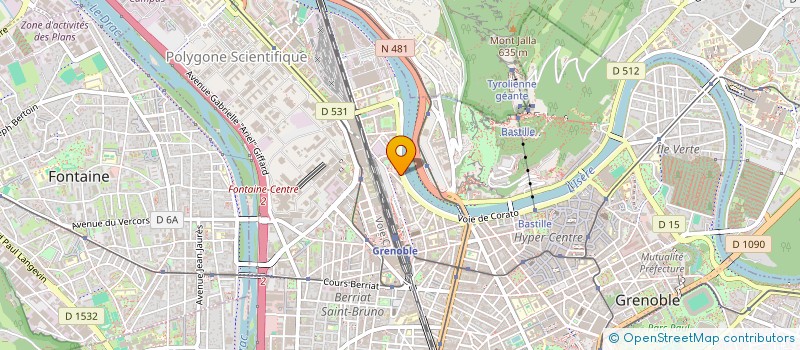 localisation de l'entreprise COGESIF  GRENOBLE