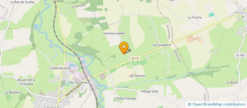 localisation de l'entreprise COGESIM  CERENCES