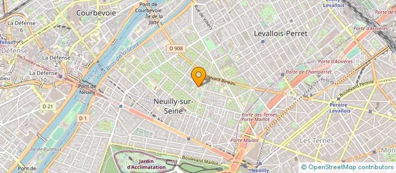 localisation de l'entreprise COGESIM S A R L à NEUILLY-SUR-SEINE