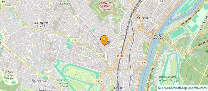 localisation de l'entreprise COGESPAR SA à SURESNES