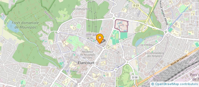 localisation de l'entreprise COGESSA à ELANCOURT