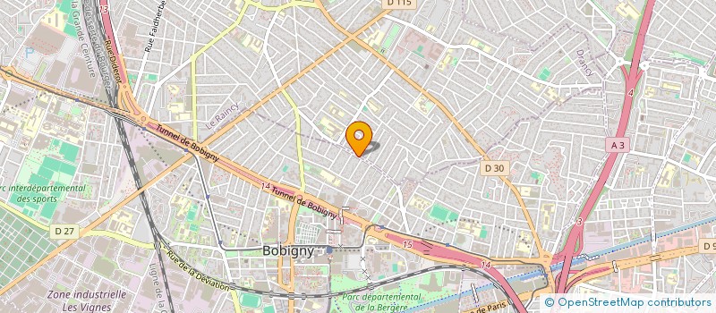 localisation de l'entreprise COGEST à BOBIGNY