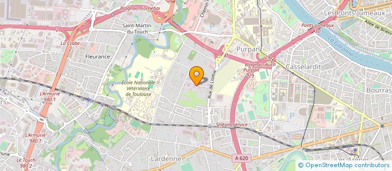 localisation de l'entreprise COGEST  TOULOUSE
