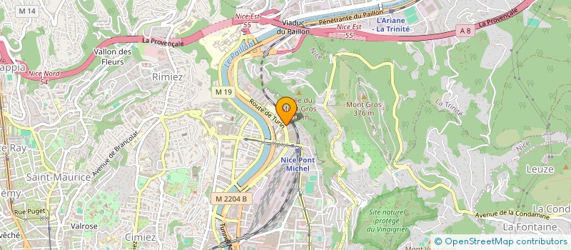 localisation de l'entreprise COGEST COMPAGNIE GENERALE DU SUD EST à NICE