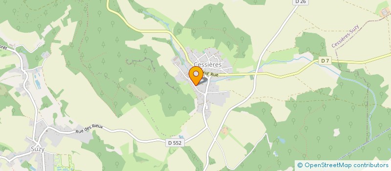 localisation de l'entreprise COGESTEPH  CESSIERES-SUZY