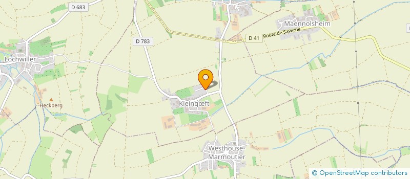 localisation de l'entreprise COGETECH  KLEINGFT