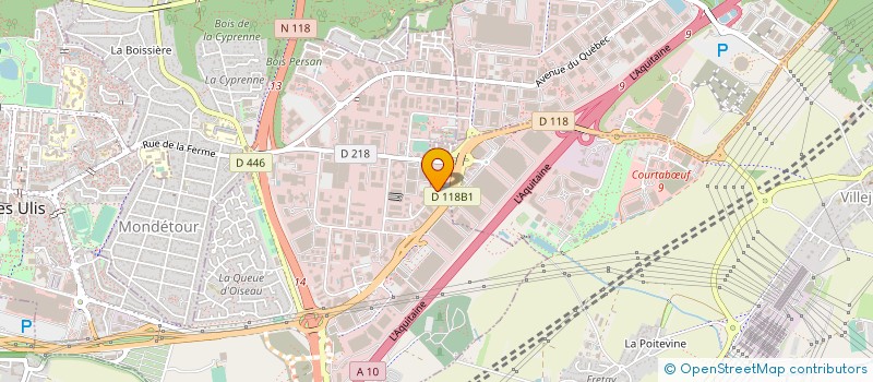 localisation de l'entreprise COGETEFI - UDA à VILLEJUST